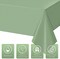 6Pack Sage Green Plastic Tablecloths for Rectangle Tables, Light Green Disposable Tablecloth, Waterproof Sage Green Table Cover for Birthday Bridal Wedding Baby Shower Party Decorations, 54 X 108Inch